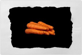 Poszter 60x40 Narancssárga sárgarépa