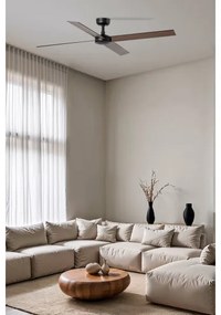 FARO 34356WT - Mennyezeti ventilátor RUDDER L barna/fekete átm. 132 cm WT + távirányító