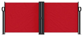 piros behúzható oldalsó napellenző 100 x 1000 cm