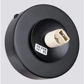 Fekete-fehér fali lámpa Blaze – Sollux