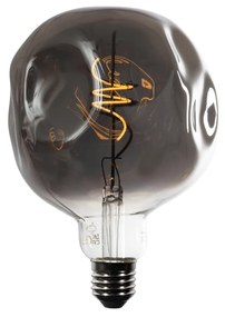E27 dimmelhető LED izzó spirál filament G125 tükör ezüst 4W 75 lm 1800K