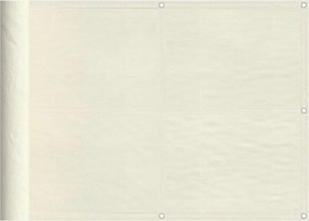 vidaXL krémszínű erkélyparaván 100% oxford poliészter 75 x 800 cm