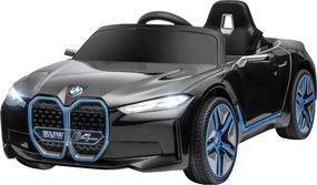 HOMCOM Gyerek Elektromos Autó Távirányítóval, Napelemes Akkumulátor, BMW Gyerek Autó Fényszóróval, MP3 Lejátszóval, Biztonsági Övvel, 3-5 km/h, 3-5 Év