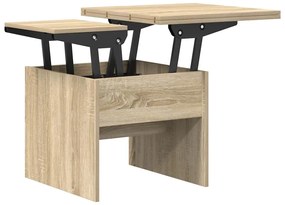 vidaXL Dohányzóasztal Sonoma tölgy 55 x 54,5 x 45 cm Faanyag