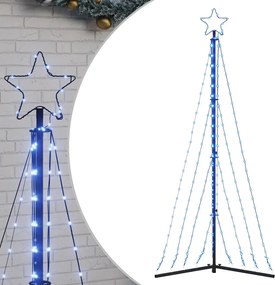 vidaXL kék LED karácsonyfa 339 LED 187 cm