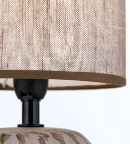 Orion LA 4-1224/1 - Asztali lámpa PINIA 1xE14/25W/230V kerámia bézs/szürke