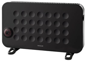 Sencor - Elektromos konvektoros fűtés 750/1250/2000W/230V termosztát IP24 fekete