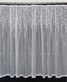 Mg Függöny jacquard 4326 Fehér 310X160 kész szalaggal