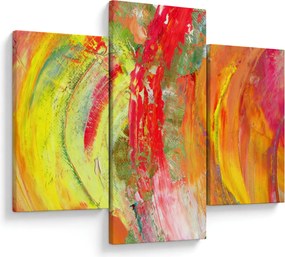 Absztrakció kép - festmény (90x60 cm)