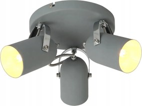Mennyezeti lámpa plafon 3X40W E14 szürke Gray 98-66503