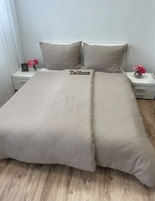 Muszlin lepedők világosbarna 140x200cm+90x70cm TiaHome