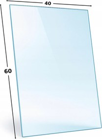 Üveg Vágódeszka Edzett Nagy 60X40