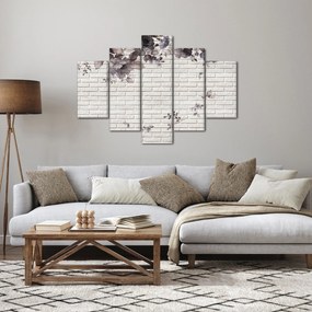 A fal egy képe és a csokor (150x105 cm)