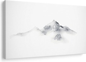 Kép - Tinta festmény hegyek (90x60 cm)