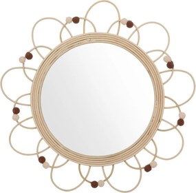 Atmosphera - Gyermek falitükör CAMPAIN átm. 38 cm rattan