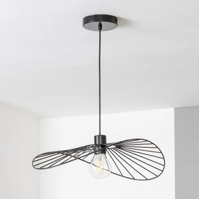 Brilagi - LED függeszték drótkábelen CERIA WIRE 1xE27/40W/230V 40x56 cm fekete