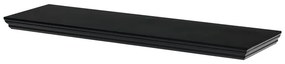 Lebegő polc fekete 80 cm MDF P-025