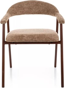 Lagos D Raven étkezőszék latte/dió