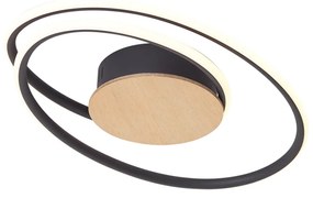 Design mennyezeti lámpa fa LED-del 3 lépésben dimmelhető - Rowan