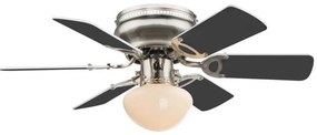ZEVENTI ZEVENTI - Mennyezeti ventilátor GALDANA 1xE27/60W/230V szürke/fehér ZV0014