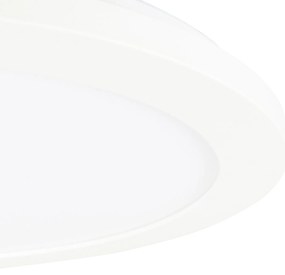 Fali mennyezeti lámpa fehér 30 cm beépített LED-del, 3 fokozatú fényerő-szabályozóval, IP44 - Steve