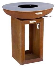 Carus S barna kültéri grill, ø 62 cm - Remundi