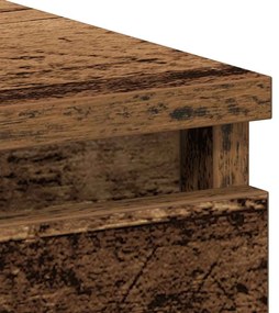 antik fa szerelt fa íróasztal 90x45x76 cm