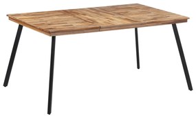 tömör tíkfa étkezőasztal 169 x 98,5 x 76 cm