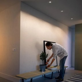 Philips 50193/31/PN - KÉSZLET 3x Beépíthető lámpa ENNEPER 1xGU10/5,5W/230V