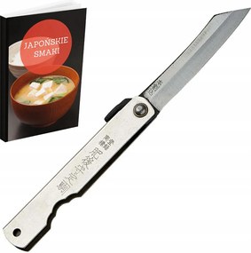 Összecsukható kés Higonokami Silver 6,5 cm Laminated SK-5 japán zsebkés