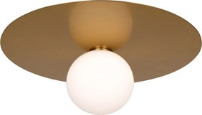 COSMOLIGHT C01919BR CAPE TOWN Glamour Mennyezeti Lámpa Fehér, Sárgaréz G9 IP20