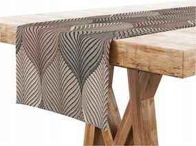 Asztalterítő 40x100 Dekoratív Piszkos Rózsaszín Bézs 9507