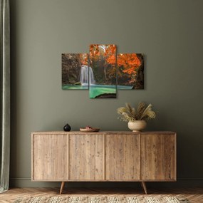 Kép - Vízesés Thaiföldön (90x60 cm)