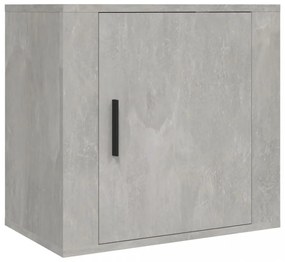 2 db betonszürke falra szerelhető éjjeliszekrény 50x30x47 cm