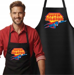 Valentin Napi Ajándék Kötény Fiúnak Valentin Napra Születésnapra Szuper Men