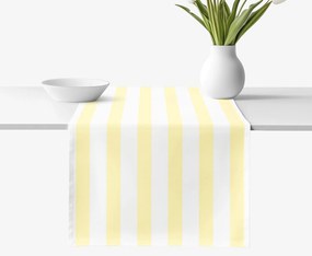 Goldea pamut asztali futó - sárga csíkos 50x120 cm