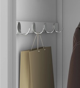 Fém BHP munkaszekrény szürke: KACPER II 1 Plus