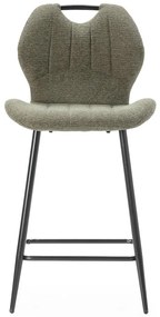Zöld bárszék szett 2 db-os (ülésmagasság 65 cm) Muli – Marckeric