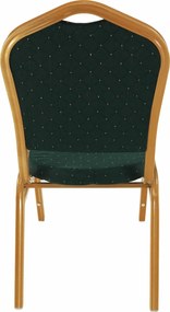 Rákásolható szék, zöld/arany festés, ZINA 3 NEW