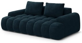 Petróleum színű bársony kanapé 200 cm Linz – Cosmopolitan Design