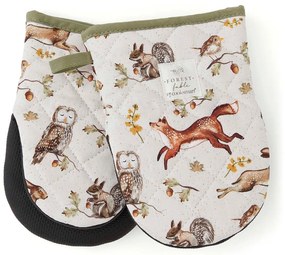 Pamut edényfogó kesztyű szett 2 db-os Forest Fable – Cooksmart ®