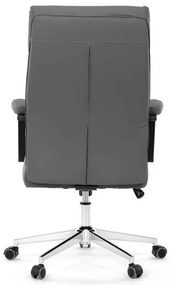 Irodai szék szürke műbőrrel. KA-D8104 GREY