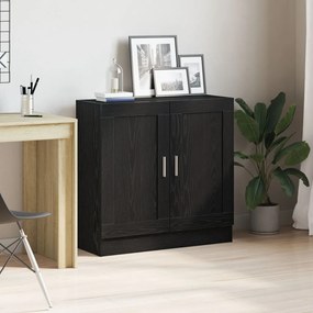 Könyvespolc Fekete Tölgy 82,5x30,5x80 cm Mérnöki Fa