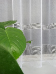 Mg Függöny Áttört 342281 Fehér 470x160cm készre varrt Szalaggal K