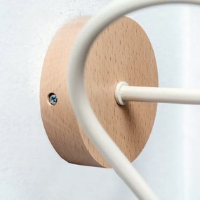 Fali lámpa OXFORD 1xE27/15W/230V fenyő/krém