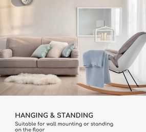 Casa Chic Arsenal, fali tükör, valódi fa, téglalap alakú 90 x 60 cm