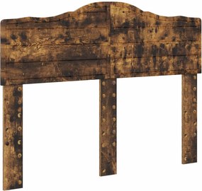 vidaXL Fejtámla Füstölt tölgy 120 cm Faanyag