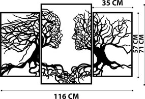 Love Tree fém faldekoráció