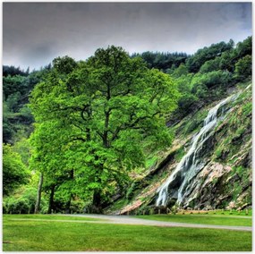 Poszterek 100x100 Powerscourt vízesés