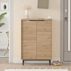 Houseland Lerry cipősszekrény, mézes tölgy Castello